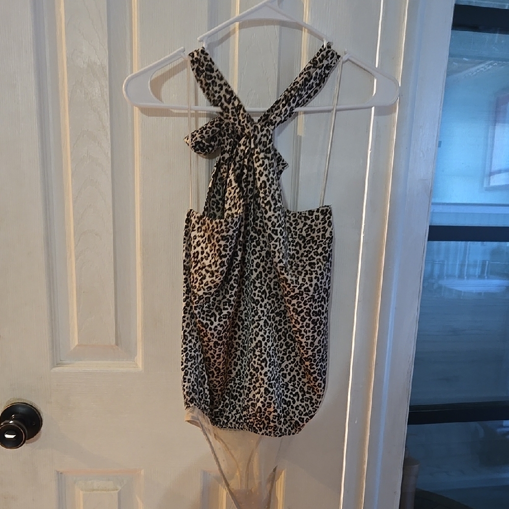 Leopard Print Women's Top